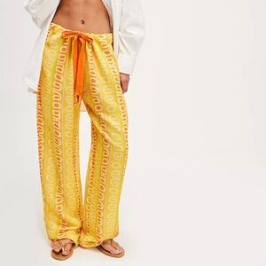 NEW Kinga Csilla Sun Stripe Straight-Leg Pants